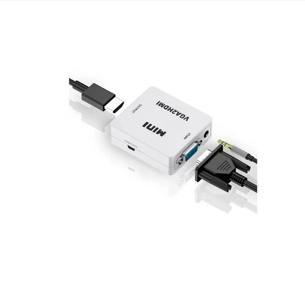 Переходник VGA (In) x HDMI (Out) + Audio VGA2HDMI RoHs