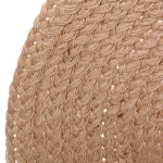 Салфетка на стол «Nature» 38см, косичка