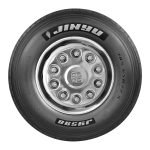 Шина 385/65R22,5 24 164 K TL JY598 JINYU Прицепная.