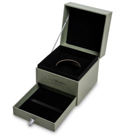 WG-88-B Коробка подарочная «Best wishes» цв.хаки