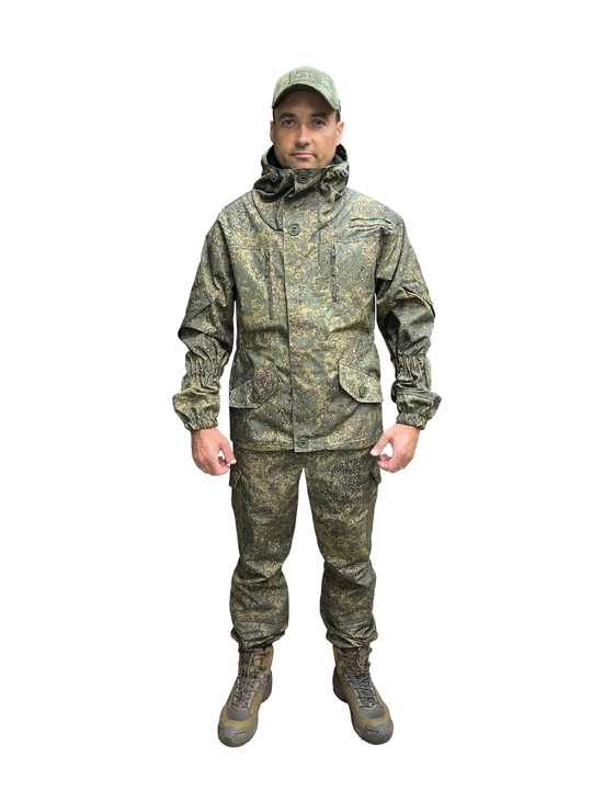 Костюм Горка 6М – Зелёная цифра (пиксель), летний, Беларусь