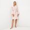 Селеста (розовый) S Халат вафельный с капюшоном