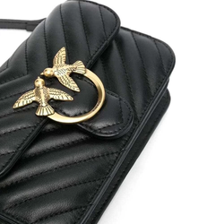 CLASSIC LOVE BAG BELL CHEVRON - black