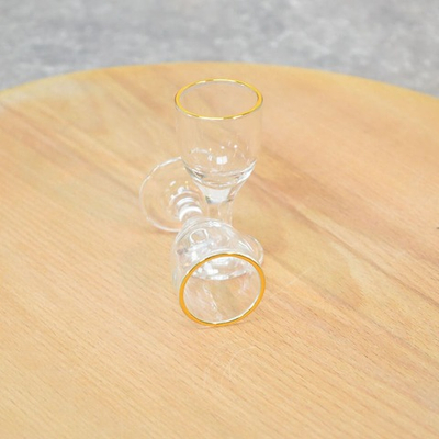 Набор рюмок 6шт 10мл "Золотой край", 314/00