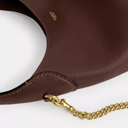 COACH СУМКА ЧЕРЕЗ ПЛЕЧО BROOKLYN 23, ТЕМНО-КОРИЧНЕВЫЙ