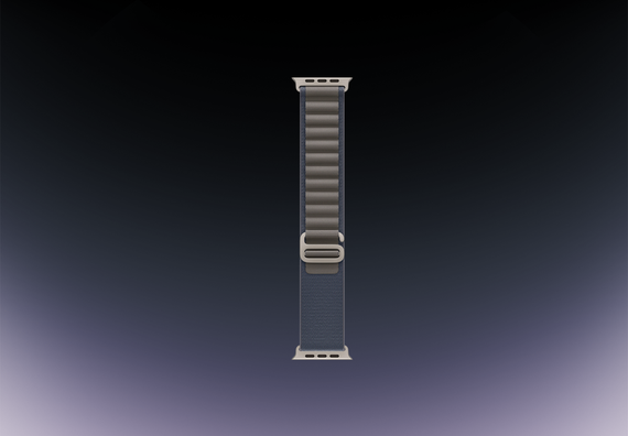 Часы Apple Watch Ultra 2 GPS + Cellular 49 мм, титановый корпус, ремешок Alpine Синего цвета,размер L