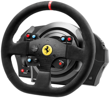 Руль Thrustmaster T300 Ferrari Integral Racing Wheel Alcantara Edition, черный