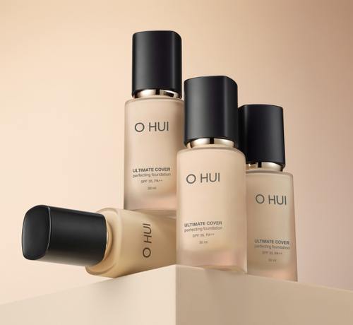 O HUI Ultimate Cover Perfecting Foundation Тональный люксовый крем, холодный, 30мл (P02 Натуральный беж)