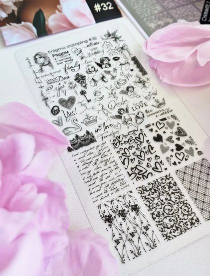 Пластина для стемпинга Enigma Stamping №032