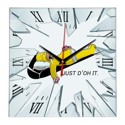 Часы антибренд just doh it berserk Декор для дома, подарок