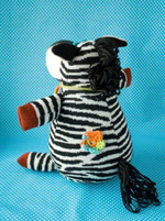 Вязаная кукла Зебра Жорик, Фрея