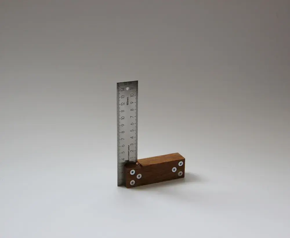 Угольник столярный 150мм Миллиметрика