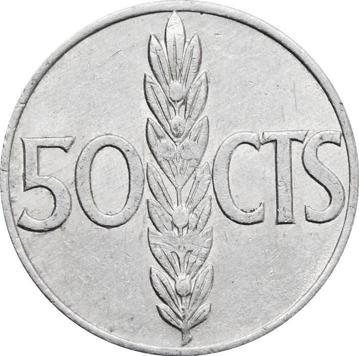 50 сентимо 1966 Испания