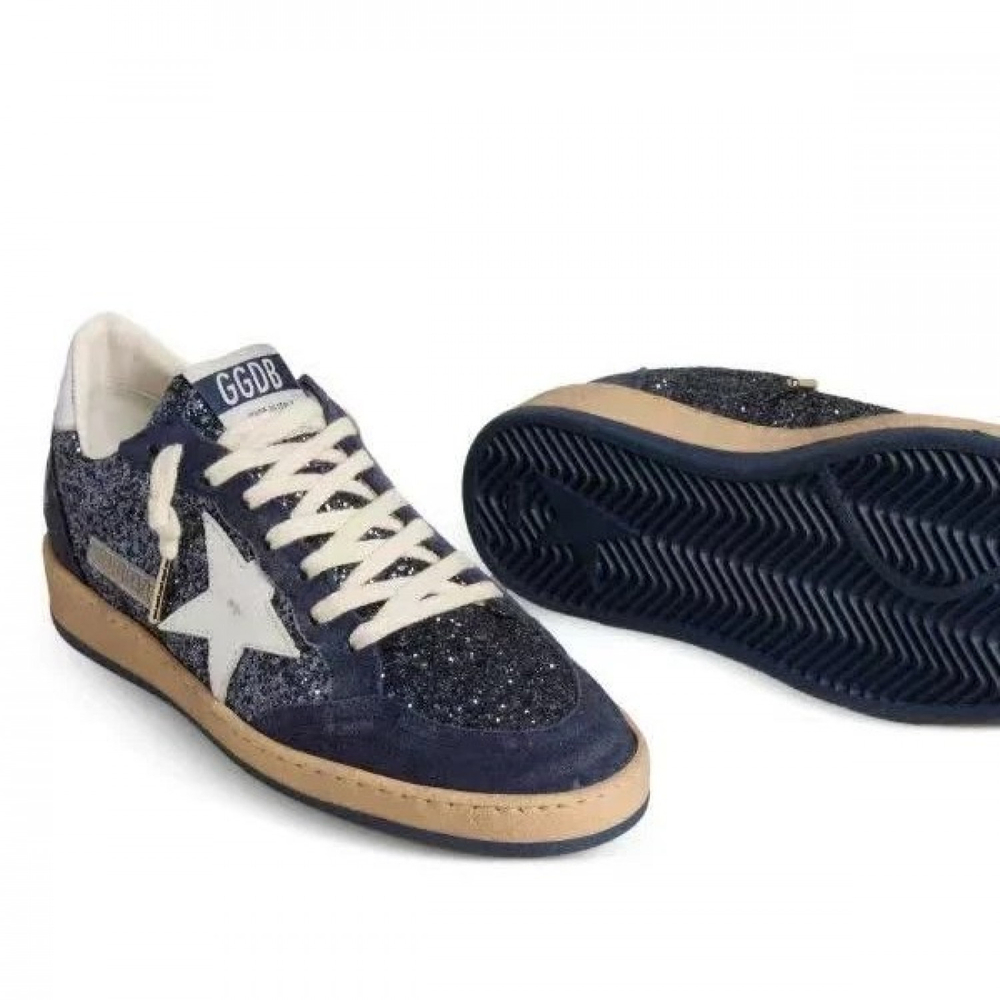 Golden Goose Ball Star / Глиттер синий