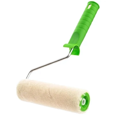 Валик с рукояткой Искусственный мех 150 мм, ворс 5 мм, D 36 мм, D ручки 6 мм Россия Сибртех