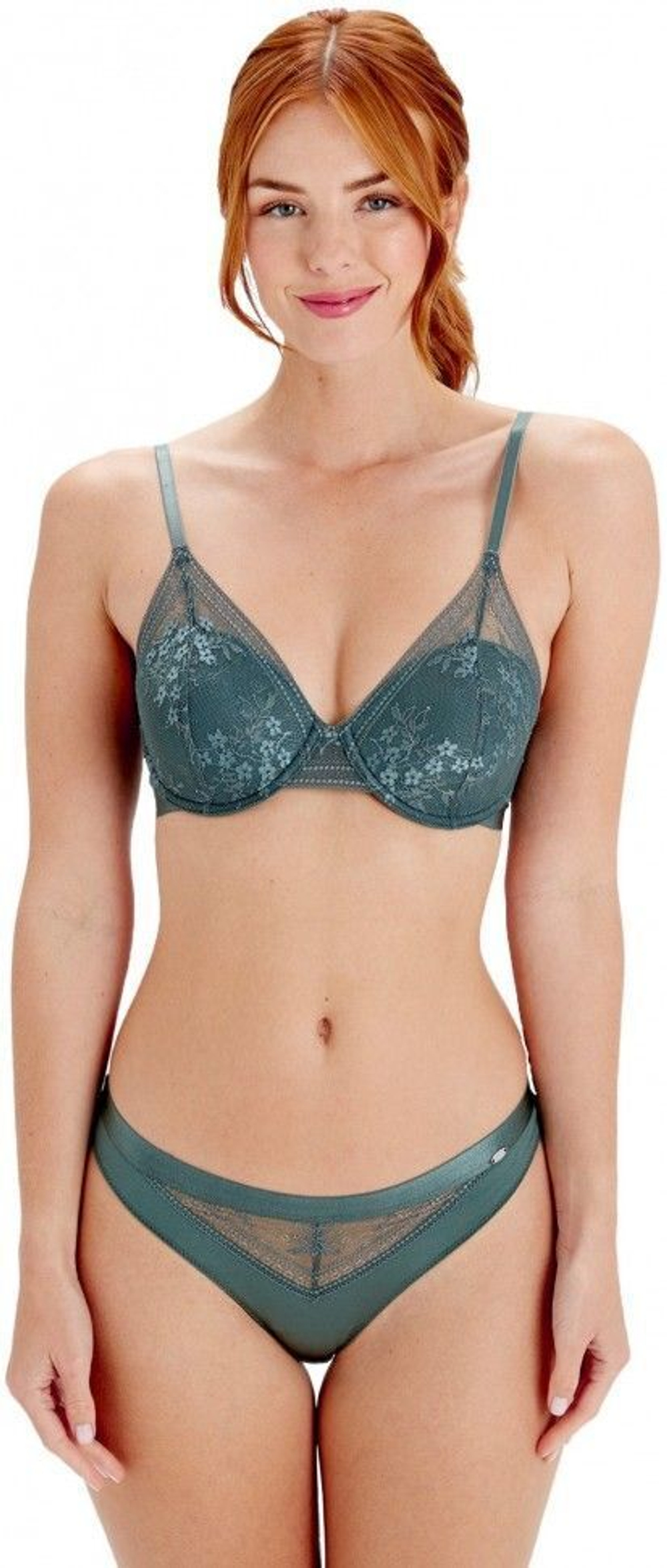 Трусики-слипы Botanical Lace (Размер: L) (Цвет: пудровый)