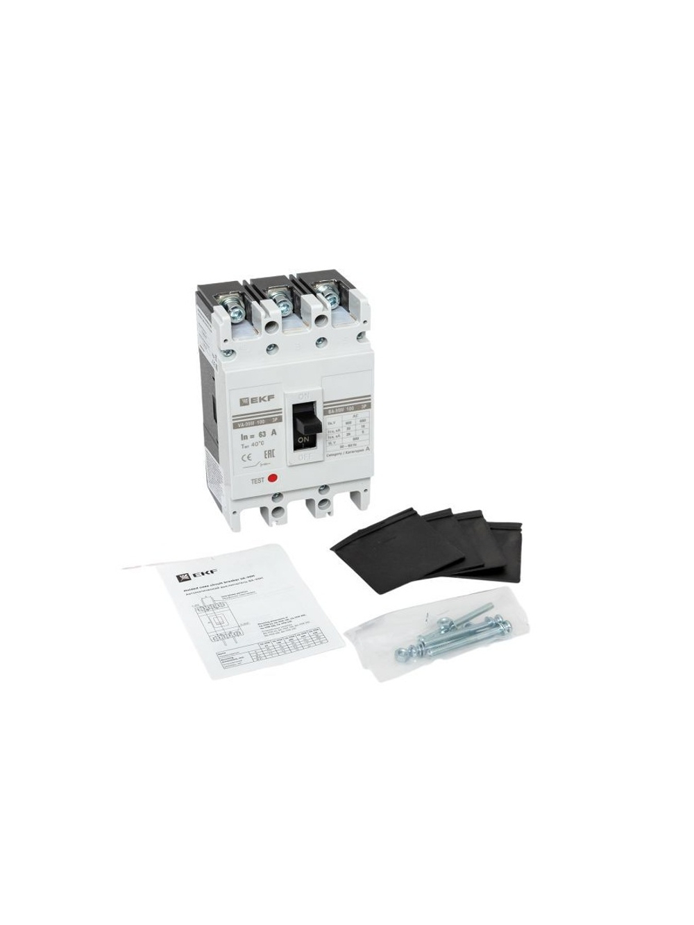 Выключатель автоматический 3п 100/63А 35кА ВА-99М PROxima EKF mccb99-100-63m