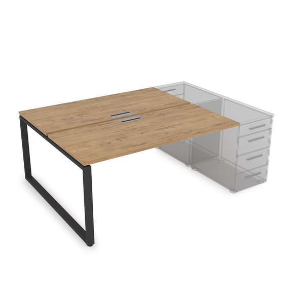 СТБ-О.978 Стол системы БЕНЧ на 2 рабочих места, приставной (1200*1435*750)