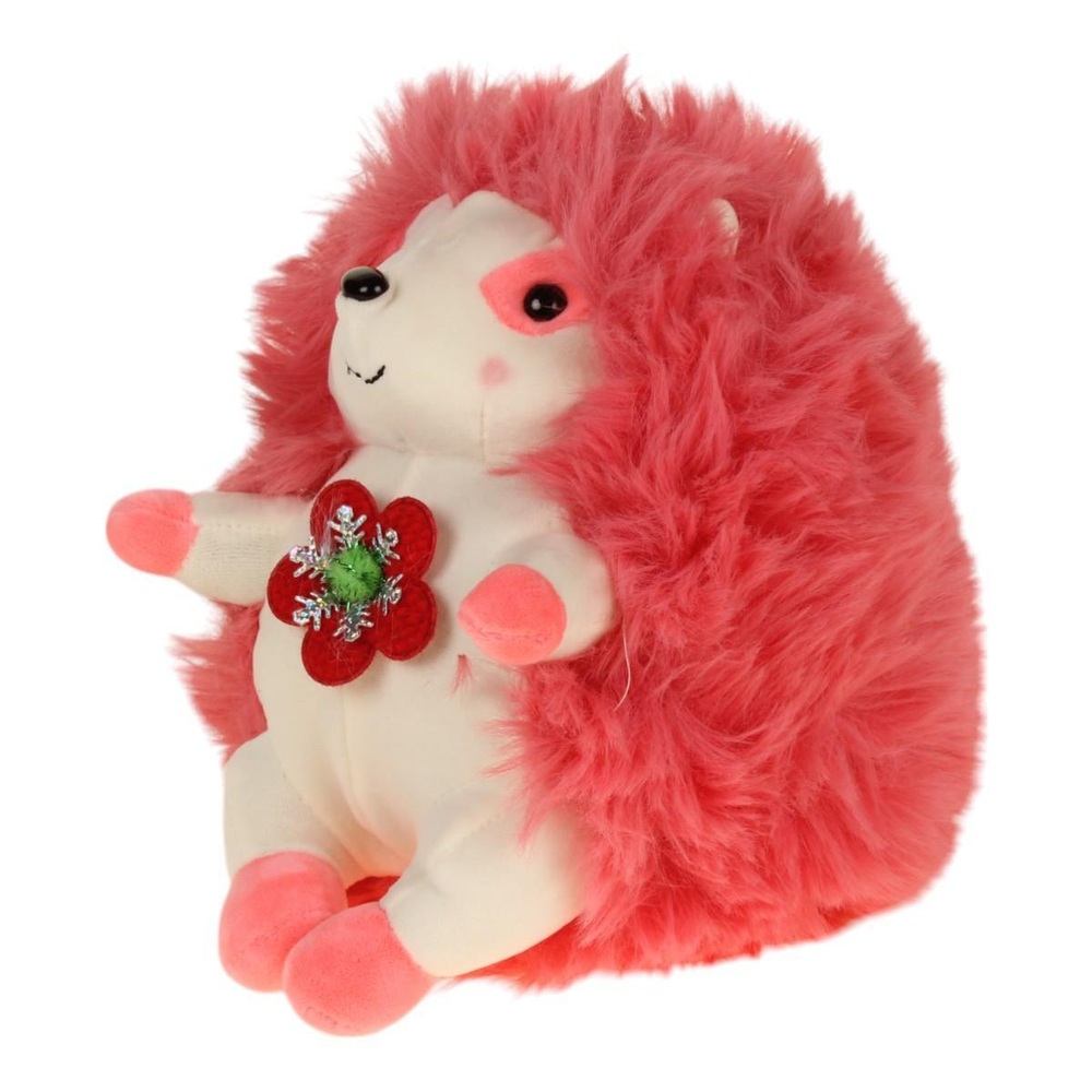 Еж с цветком на груди 17x22x17см. (Hand)