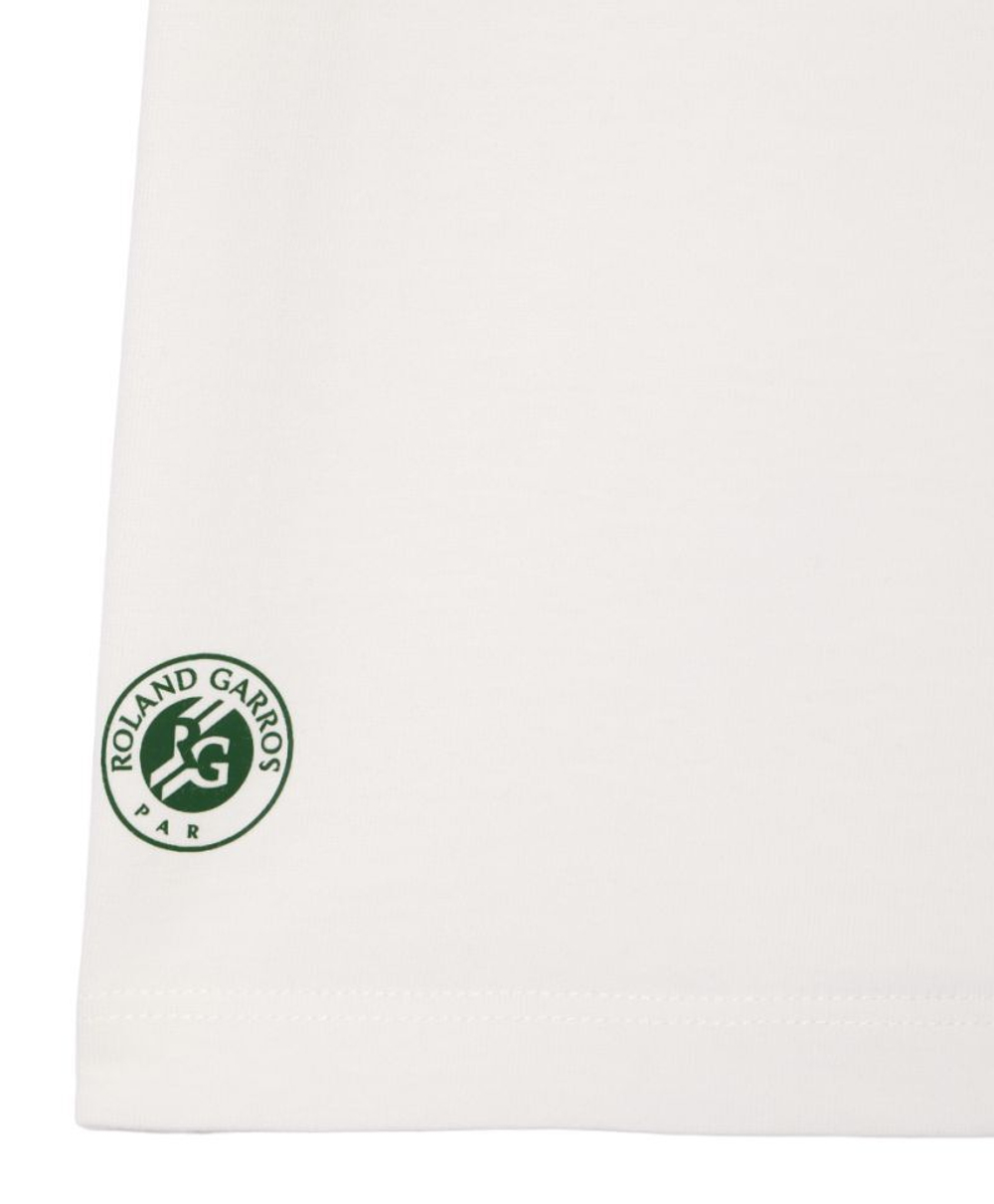 Женская теннисная футболка Lacoste Roland Garros Edition Cotton T-Shirt - white