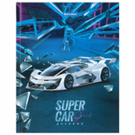 Дневник 1-11 класс 40 л. твердый BRAUBERG глянцевая ламинация "Super car" (6 штук в упаковке)
