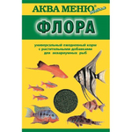 Корм ежедневный Аква Меню Флора с растительными добавками 30 г