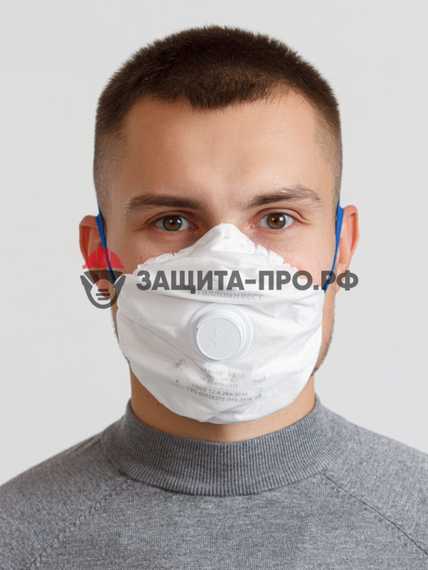 Респиратор Алина-210, FFP2, с клапаном выдоха