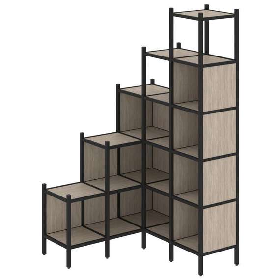 Лофт Угловой внутренний стеллаж VR.L-49  1278*1278*2280