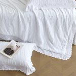 Комплект из двух наволочек "Вареный хлопок" 2 шт 50х70 | белый