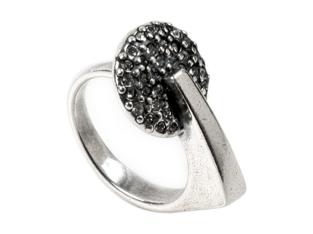 "Сальто" кольцо в серебряном покрытии из коллекции "Стиль" от Jenavi