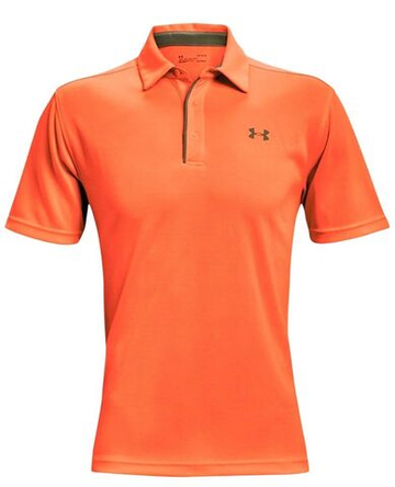 Мужское теннисное поло Under Armour Tech - Оранжевый