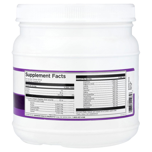 Swanson Vitamins, пептиды коллагена, без добавок, 280 г (9,88 унции)