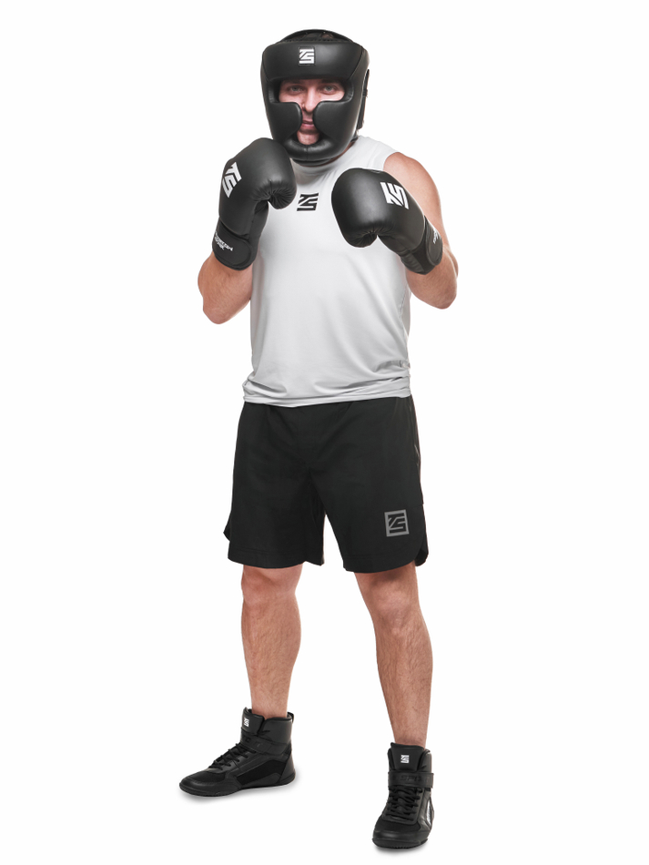 Шлем для бокса черный Tomorrow star