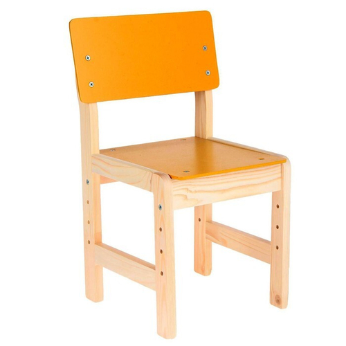Стул Детский Регулируемый (Р) Желтый (Лак) Элегия