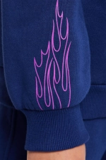 Кофта Nike Kylian Mbappé Club Fleece Junior - темно-синий