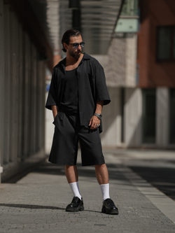 Шорты широкие | black