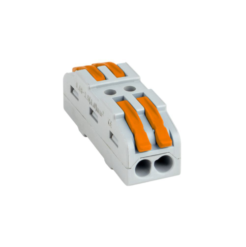 EKF Клемма проходная СМК 222-422 с рычагом 2х(0,08-4мм2) plc-smk-422