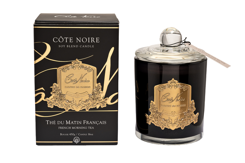 Свеча ароматическая 450гр Cote Noire French Morning Tea