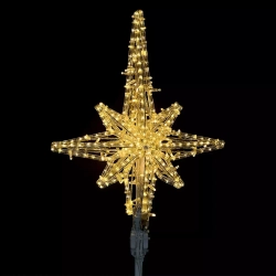 Светодиодная макушка Роза Ветров 100 см., Тепло-Белая, 220В, LTC (LC-13221)