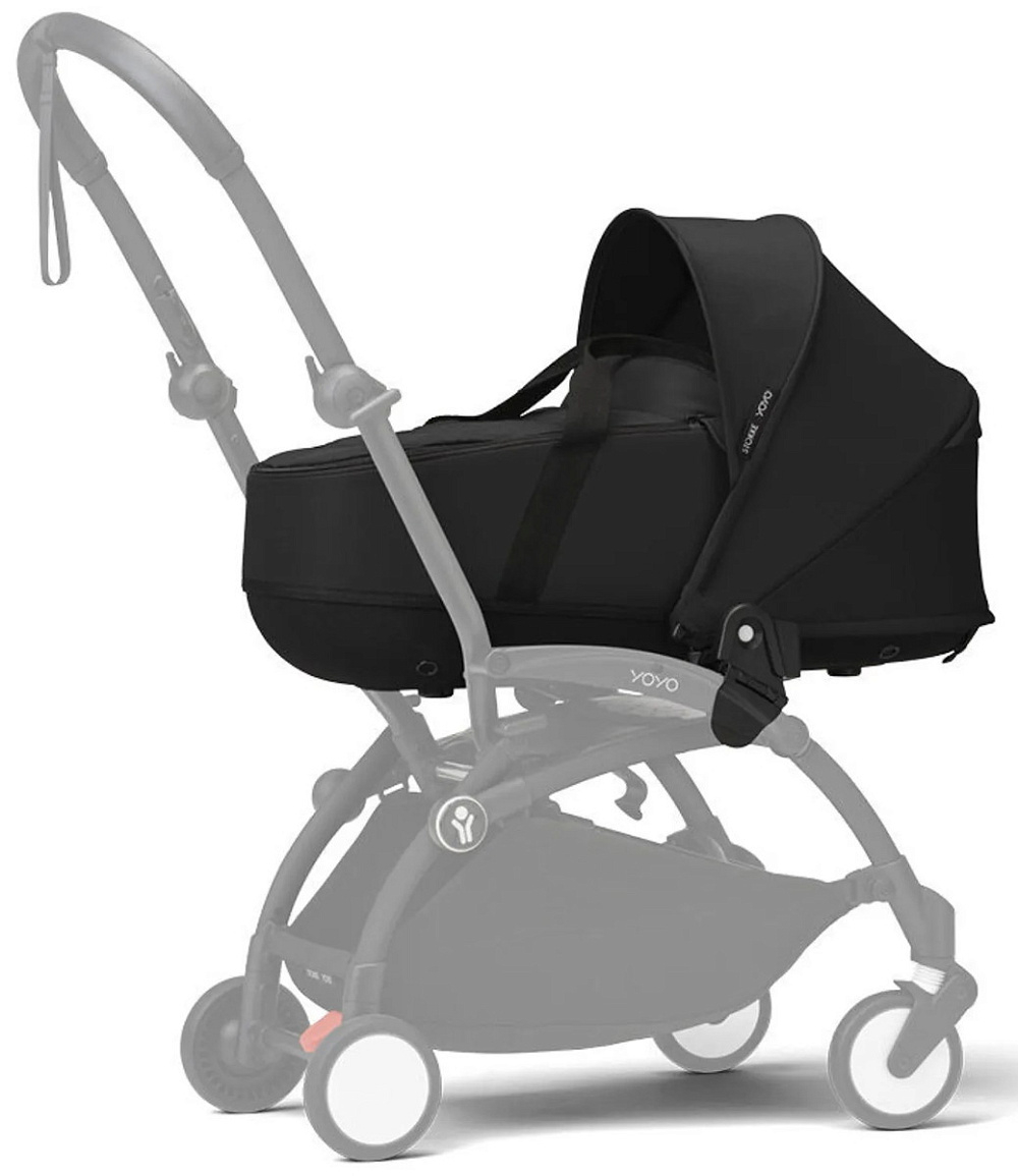 Коляска для новорожденных Stokke YOYO3 Newborn Shell 0+ рама чёрная Black Black