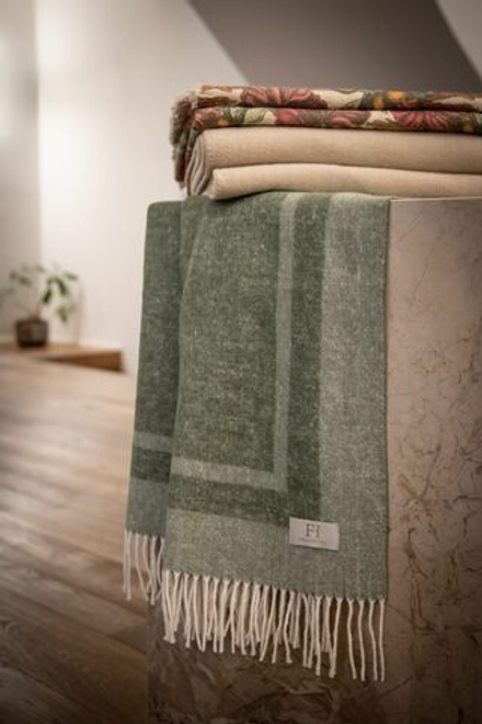 Плед 130х170 Frati Home Country Verde зеленый