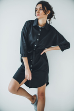 Халат женский м182 toray стретч черный55