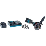 Makita GA012GM201 аккумуляторная ушм (болгарка) (2 x 4 Ач, ЗУ) GA012GM201
