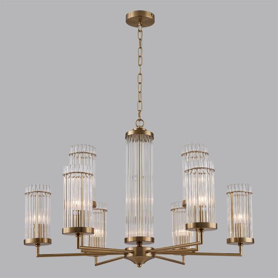 6527/9 CLASSI LN23 32 латунь Люстра E14 9*40W 220V ELLOW