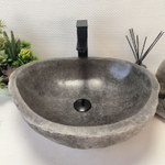 Раковина из речного камня RS-63492 (51*42*16) 0122