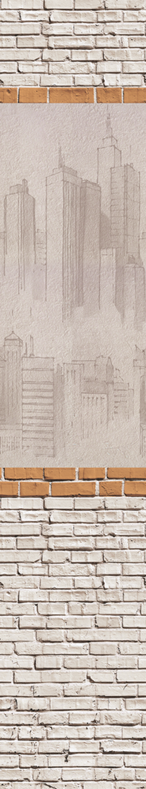 Панель ПВХ фотопечать Небесный мост фон 2700х250мм