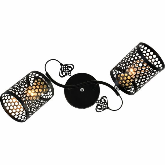 Люстра потолочная Reluce E27 11320-0.3-02 BK+CR