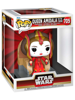 Фигурка Funko POP! Deluxe Bobble Star Wars Ep 1 TPM 25th Queen Amidala on Throne (705) 76012