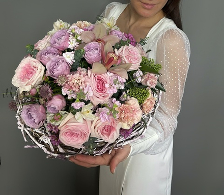 Букет «Нежность твоего поцелуя»