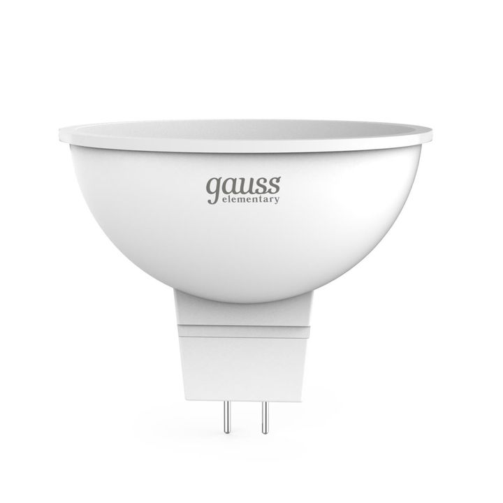 Лампа светодиодная Gauss GU5.3 5.5W 4100K матовая 13526